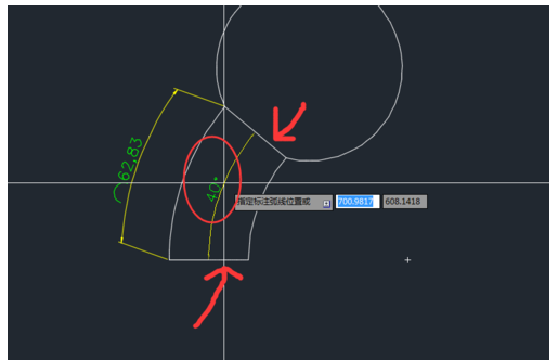 CAD�������軡����Ƕȳߴ�