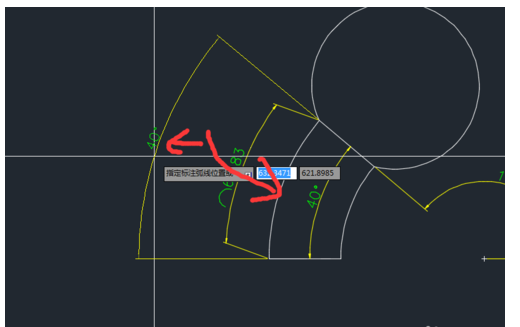 CAD�������軡����Ƕȳߴ�