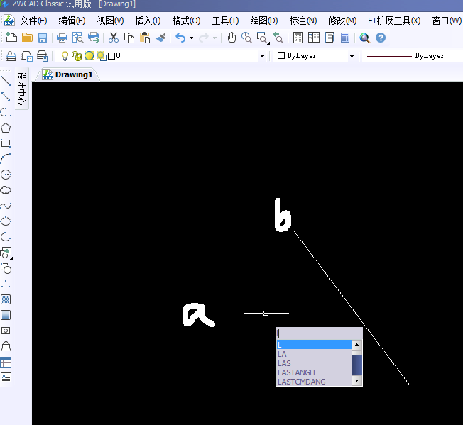 CAD������������ֱ��֮�仭һ������Ϊȷ��ֵ��ֱ�ߣ���������