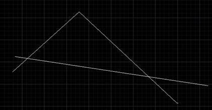 CAD����������ʹ��ֱ���ཻ