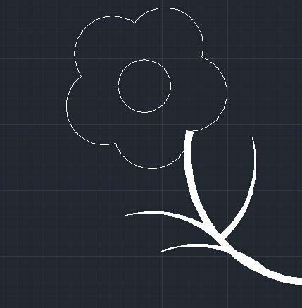 ��ô��CAD����һ�仨