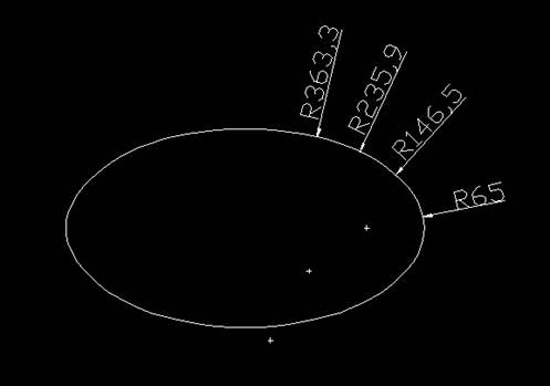 ��CAD�������Բ��ע�뾶��Ҫ��