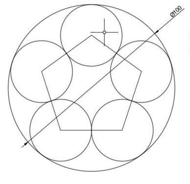 CADÔõÑù±ê×¢Îå±ßÐÎÏàÇÐÔ²µÄ°ë¾¶ CADÔõÑù±ê×¢Îå±ßÐÎÏàÇÐÔ²µÄ°ë¾¶