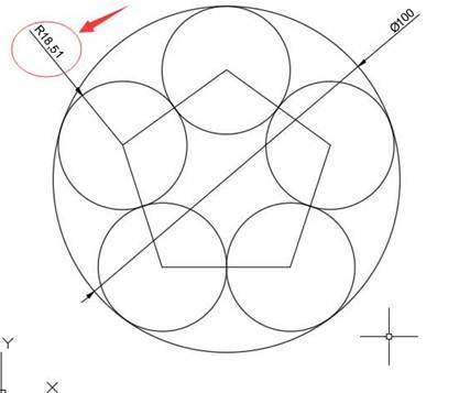 CADÔõÑù±ê×¢Îå±ßÐÎÏàÇÐÔ²µÄ°ë¾¶ CADÔõÑù±ê×¢Îå±ßÐÎÏàÇÐÔ²µÄ°ë¾¶