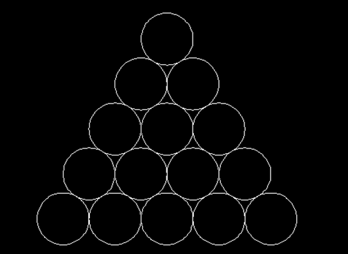 CAD������������ô��15�����е�Բ