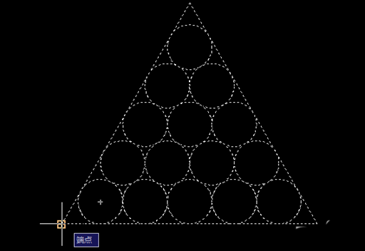 CAD������������ô��15�����е�Բ