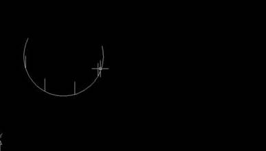 CAD��ô�ö����򶨾��з�Բ��