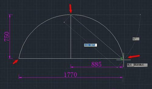 CAD��֪������ֱ�Ǳ߳���ô����