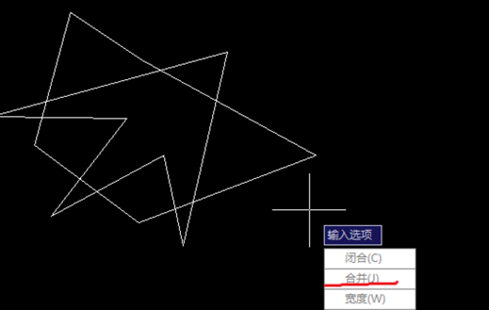 CAD��ô����ɢ���߶κϲ���һ������