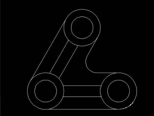 CAD��ô���һ����е���ƽ��ͼ