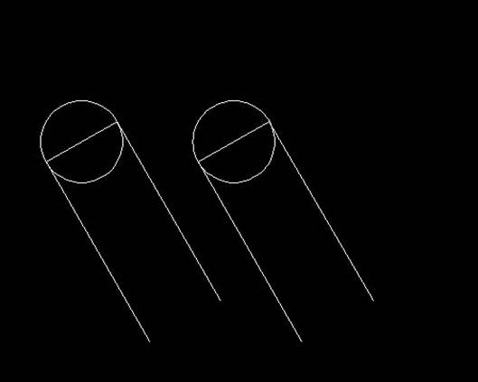 CAD��������˫���ε�ͼ��