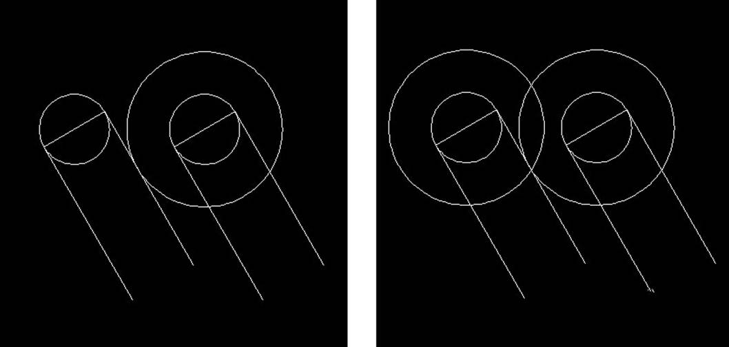 CAD��������˫���ε�ͼ��