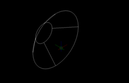 CAD��ά���������ת���Բ̨