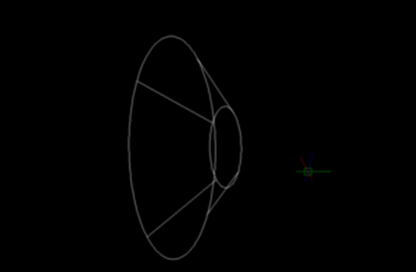 CAD��ά���������ת���Բ̨