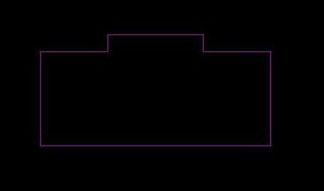 ��CAD��������ϱպ��߶�