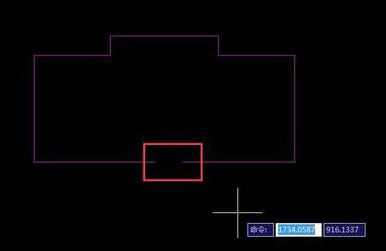 ��CAD��������ϱպ��߶�