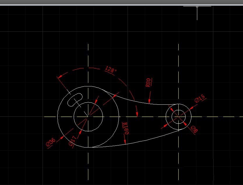 ��ô��CAD���ƻ�е���ƽ��ͼ����������