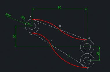 ZWCAD��۳�����ֱ��10�ڿ׺�������Ra�İ뾶