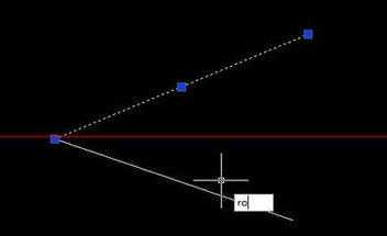 CAD����ͨ��ָ���Ƕ���ת��������������