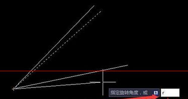 CAD����ͨ��ָ���Ƕ���ת��������������