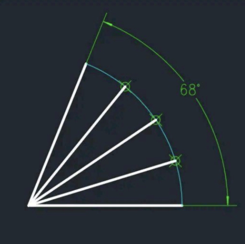 CAD�����зֽǶ�