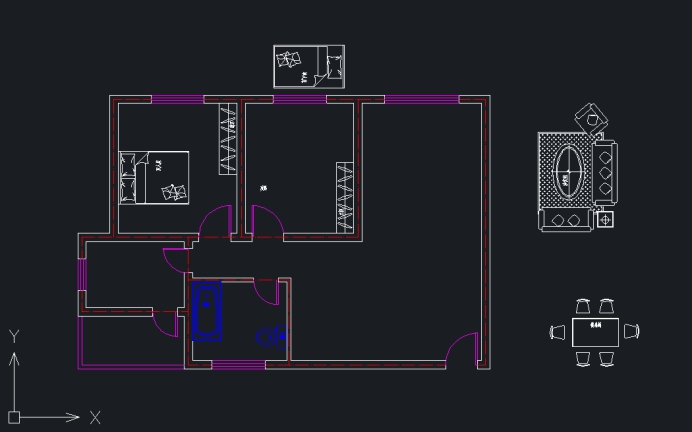 CAD����ʹ��MOVE����ı乤�ߵ�λ��