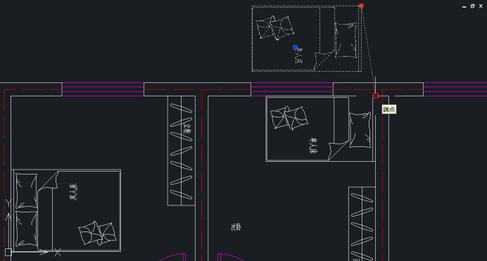 CAD����ʹ��MOVE����ı乤�ߵ�λ��