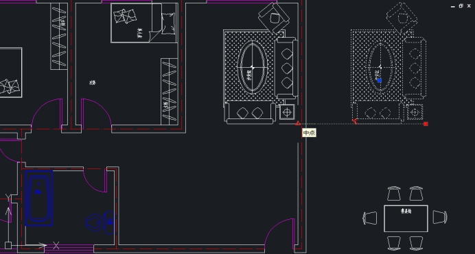 CAD����ʹ��MOVE����ı乤�ߵ�λ��